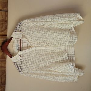 Zara cropped blouse